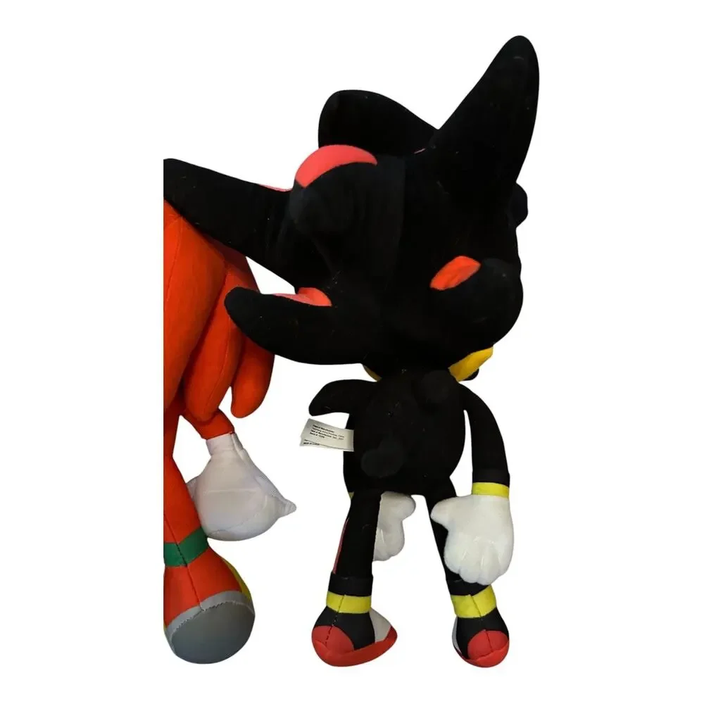 4 Pc Set Bundle Stuffed Plush Sonic Hedgehog Knuckles Tails Shadow Toy Factory